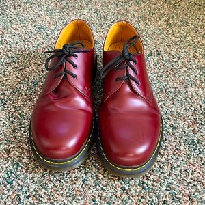 Dr Marten Oxfords, Cherry Red, Mens, Size 12